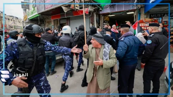 قوات أمن فلسطينية في مدينة جنين