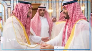 ولي العهد يستقبل الأمراء